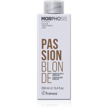 Framesi Morphosis Passion Blonde šampón pre teplé odtiene blond 250 ml