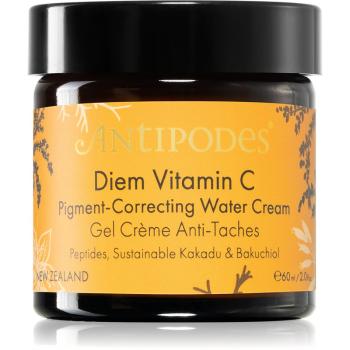 Antipodes Diem Vitamin C Pigment-Correcting Water Cream rozjasňujúci hydratačný krém proti pigmentovým škvrnám 60 ml