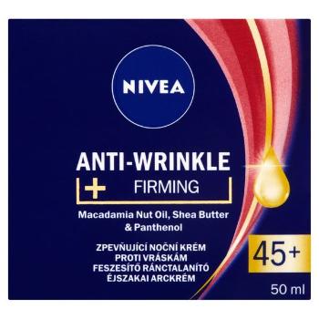 Nivea Zpevňující nočný krém proti vráskam 45+ ( Anti-Wrinkle + Firming ) 50 ml