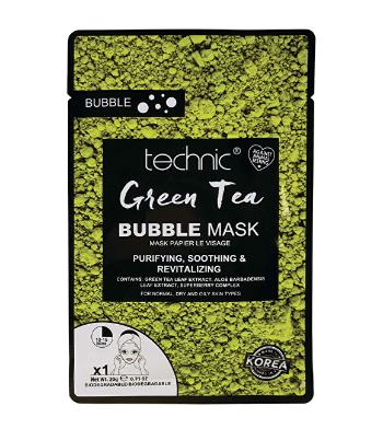 Technic Čistiaca pleťová maska Green Tea (Bubble Mask) 20 g