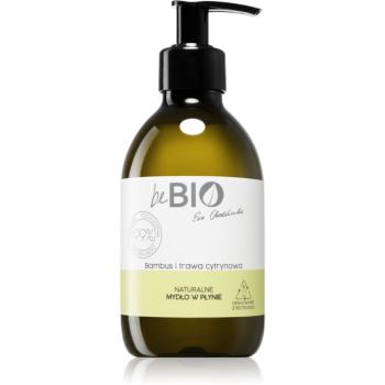 beBIO Bamboo & Lemongrass prírodné tekuté mydlo na ruky 300 ml