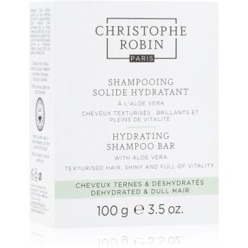 Christophe Robin Hydrating Shampoo Bar with Aloe Vera tuhý šampón pre suché a citlivé vlasy 100 g