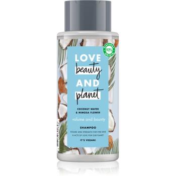 Love Beauty & Planet Volume and Bounty šampón pre jemné vlasy 400 ml