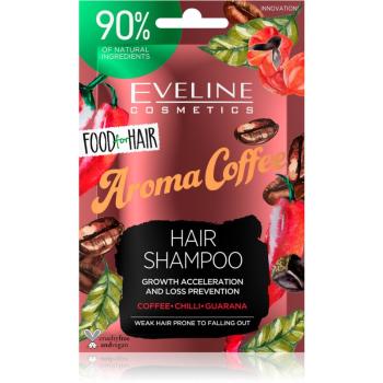 Eveline Cosmetics Food for Hair Aroma Coffee posilňujúci šampón pre slabé vlasy s tendenciou vypadávať 20 ml