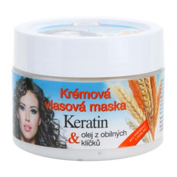 Bione Cosmetics Keratin Grain krémová maska pre všetky typy vlasov 260 ml