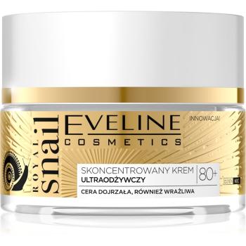 Eveline Cosmetics Royal Snail intenzívne vyživujúci krém na hlboké vrásky 80+ 50 ml
