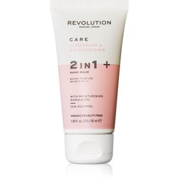 Revolution Skincare Hand Care Sanitiser and Moisture Balm čistiaci gél na ruky s hydratačným účinkom 50 ml