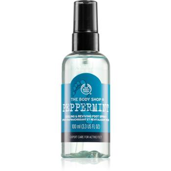 The Body Shop Peppermint sprej na nohy s chladivým účinkom 100 ml