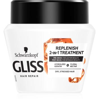 Schwarzkopf Gliss Replenish 2-IN-Treatment intenzívna regeneračná maska 300 ml
