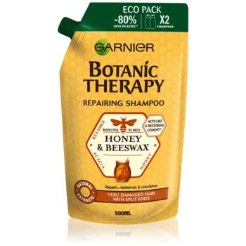 Garnier Botanic Therapy Honey & Propolis obnovujúci šampón pre poškodené vlasy náhradná náplň 500 ml