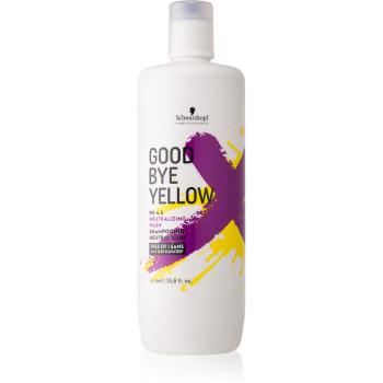 Schwarzkopf Professional Goodbye Yellow šampón neutralizujúci žlté tóny pre farbené a melírované vlasy 1000 ml