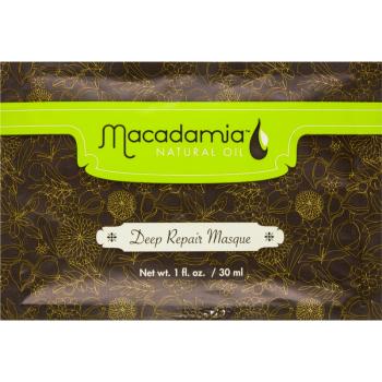 Macadamia Natural Oil Deep Repair hlboko regeneračná maska pre suché a poškodené vlasy 30 ml