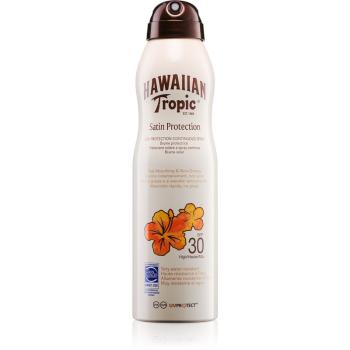 Hawaiian Tropic Satin Protection opaľovací sprej SPF 30 220 ml
