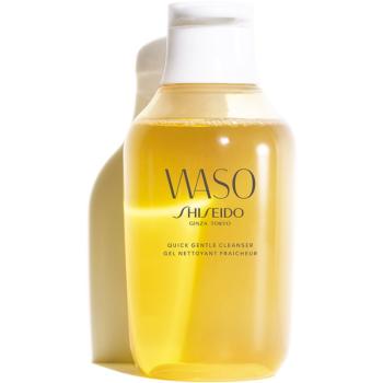 Shiseido Waso Quick Gentle Cleanser čistiaci a odličovací gél bez alkoholu 150 ml