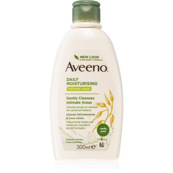 Aveeno Daily Moisturising Intimate wash gél na intímnu hygienu Vanilla 300 ml