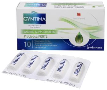 FYTOFONTANA Gyntima Probiotica vaginálne čapíky Forte 10 ks