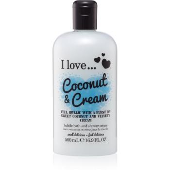 I love... Coconut & Cream sprchový a kúpeľový gélový olej 500 ml