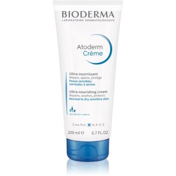 Bioderma Atoderm Cream vyživujúci telový krém pre normálnu až suchú citlivú pokožku bez parfumácie Tube 200 ml
