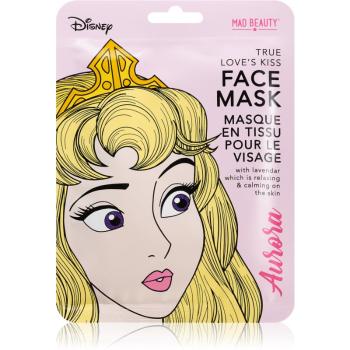 Mad Beauty Disney Princess Aurora upokojujúca plátienková maska s levanduľou 25 ml