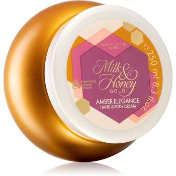 Oriflame Milk & Honey Gold Amber Elegance krém na ruky a telo 250 ml