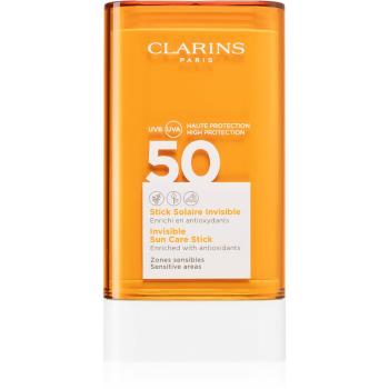 Clarins Invisible Sun Care Stick ochranná tyčinka na citlivé miesta SPF 50 17 g