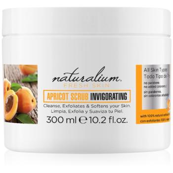 Naturalium Fresh Skin Apricot povzbudzujúci telový peeling 300 ml
