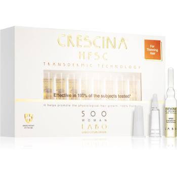 Crescina Transdermic 500 Re-Growth starostlivosť pre podporu rastu vlasov pre ženy 20x3,5 ml