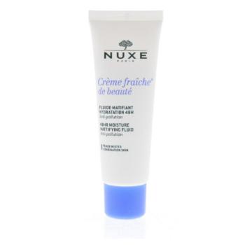 Nuxe Zmatňujúci hydratačný fluid pre zmiešanú pleť Creme Fraiche De Beauté (48HR Moisture Mattifying Fluid) 50 ml
