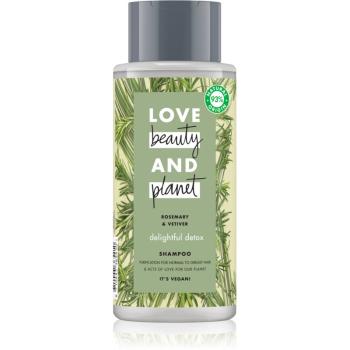 Love Beauty & Planet Delightful Detox čistiaci šampón pre mastné vlasy 400 ml