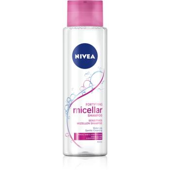 Nivea Micellar Shampoo posilňujúci micelárny šampón pre oslabené vlasy bez silikónov 400 ml
