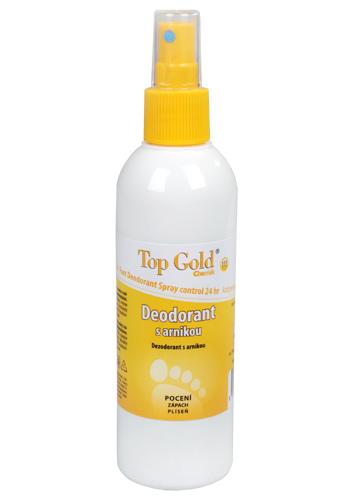 Chemek TopGold - dezodorant s arnikou a Tea Tree Oil (na nohy) 150 g