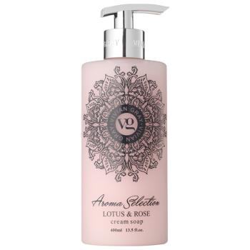 Vivian Gray Aroma Selection Lotus & Rose krémové tekuté mydlo 400 ml