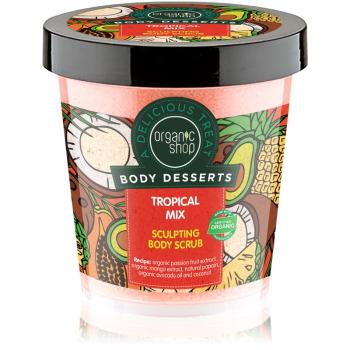 Organic Shop Body Desserts Tropical Mix zoštíhlujúci telový peeling 450 ml