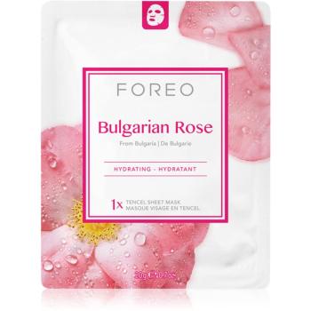 FOREO Farm to Face Bulgarian Rose hydratačná plátienková maska 3x20 ml