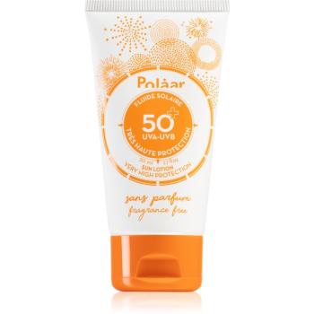 Polaar Sun opaľovací fluid na tvár bez parfumácie SPF 50+ 50 ml