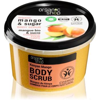 Organic Shop Body Scrub Mango & Sugar telový peeling pre hodvábnu pokožku 250 ml