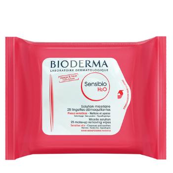 Bioderma Sensibio čistiace utierky pre normálnu až zmiešanú pleť Dermatological Wipes 25 pcs