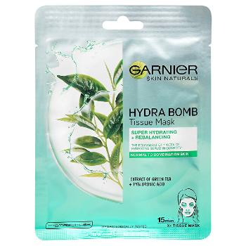 Garnier Superhydratační čistiaca pleťová maska so zeleným čajom Moisture + Fresh ness (Tissue Super Hydrating & Purifying mask) 28 g