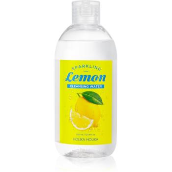 Holika Holika Sparkling Lemon čistiaca voda pre mastnú a problematickú pleť s termálnou vodou 300 ml