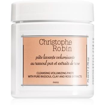 Christophe Robin Cleansing Volumizing Paste with Rose Extract exfoliačný šampón na bohatý objem 75 ml