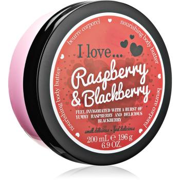 I love... Strawberries & Cream telové maslo Raspberry & Blackberry 200 ml