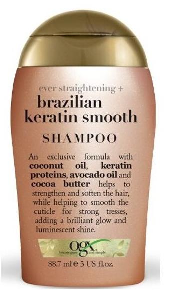 OGX Zjemňujúci šampón s brazil.keratinem 88 ml mini