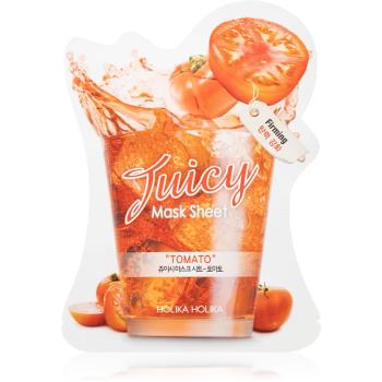 Holika Holika Juicy Mask Sheet Tomato spevňujúca plátenková maska na kontúry tváre 20 ml