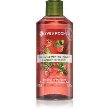Yves Rocher Raspberry & Mint energizujúci sprchový gél 400 ml