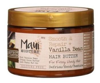 MAUI MAUI vyhladzujúce maslo pre kučeravé vlasy + Vanil.lusky 340 g