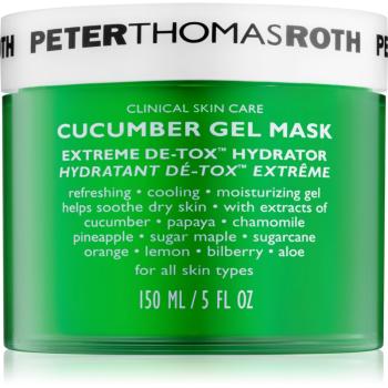 Peter Thomas Roth Cucumber De-Tox hydratačná gélová maska na tvár a očné okolie 150 ml