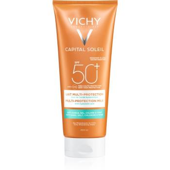 Vichy Capital Soleil Beach Protect multi protekčné hydratačné mlieko SPF 50+ 200 ml