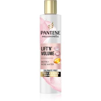 Pantene Lift'n'Volume Biotin + Rose Water šampón na poškodené vlasy 0