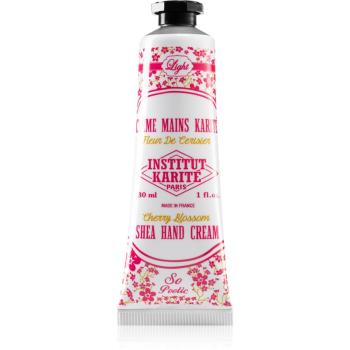 Institut Karité Paris Cherry Blossom So Poetic ľahký krém na ruky s bambuckým maslom tube + box 30 ml