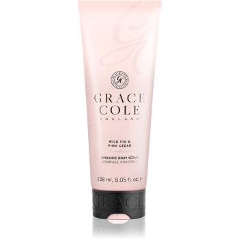 Grace Cole Wild Fig & Pink Cedar rozjasňujúci telový peeling 238 ml